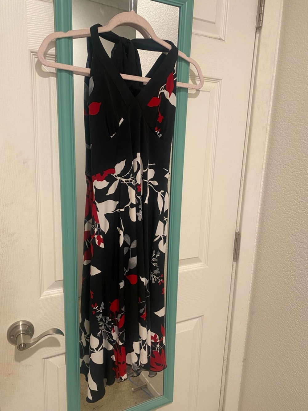 Floral halter dress